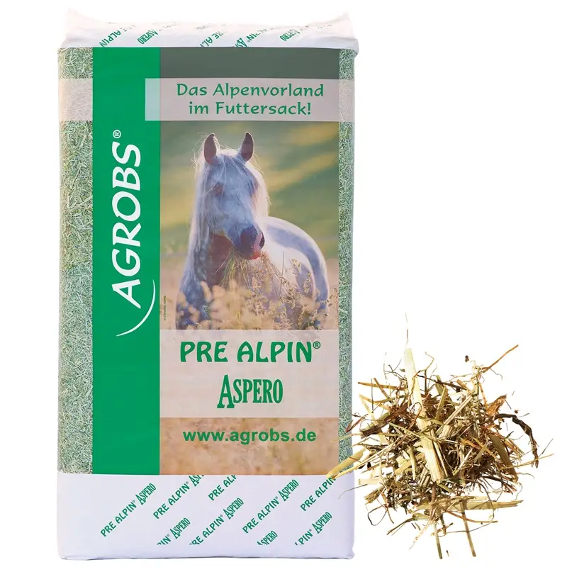 Billig Agrobs Pre Alpin Aspero 20kg - strukturreiches Faserfutter für Pferde