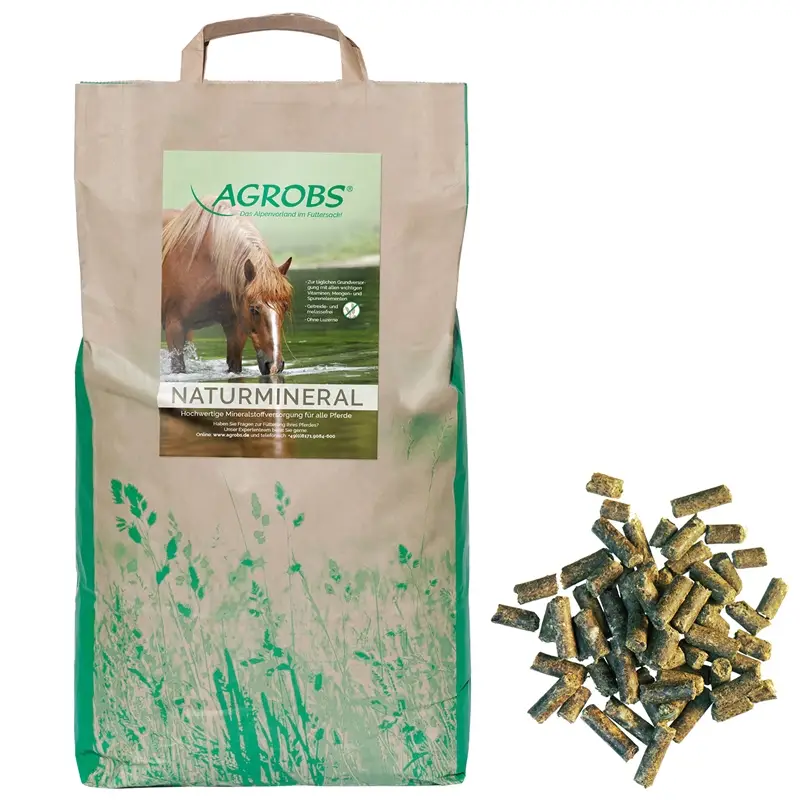 Nur Für Kurze Zeit Agrobs Naturmineral 10kg Papierbeutel- Mineralfutter für Pferde