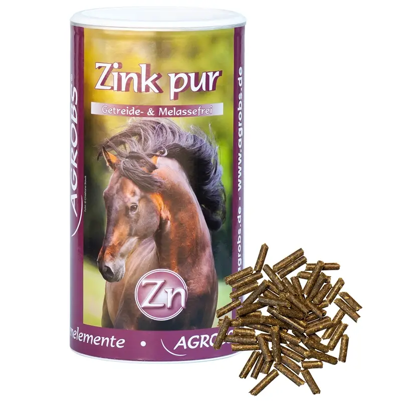 Agrobs Zink pur 800g - Ergänzungsfuttermittel für Pferde Letzte Chance
