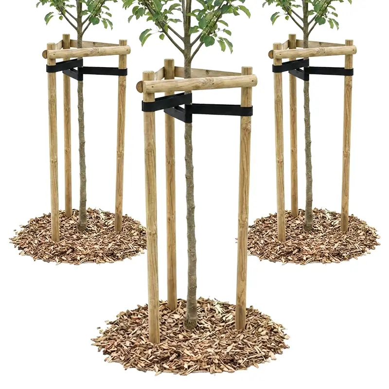 Sofort Bestellen 3x VOSS.garden Baumstützen Set 160cm, Baumpfahl, Baumbefestigung, Baumschutz, Rankhilfe