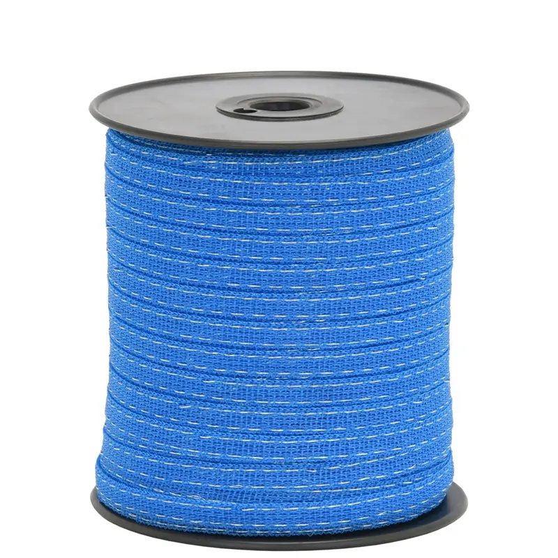 VOSS.farming Weidezaunband Wildabwehr 200m, 10mm, 4x0,20 Niro, blau Heißes Angebot