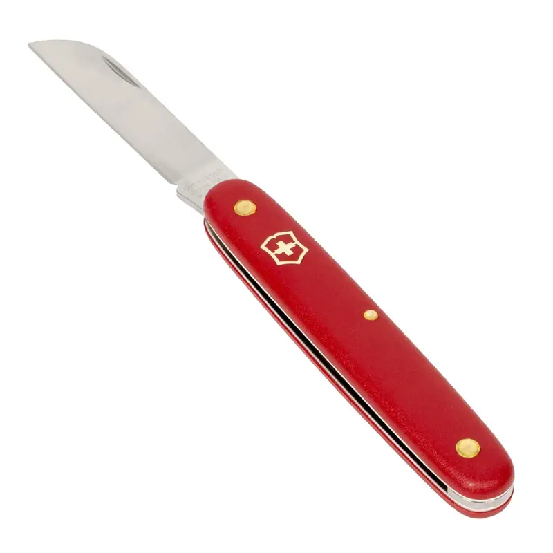 Victorinox Klauenmesser Rechtshänder, Hufmesser, Gartenmesser, Taschenmesser, rot Geprüft