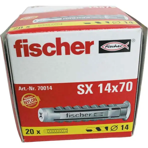 Begrenztes Angebot Fischerdübel SX 14 x 70 (20 Stk)