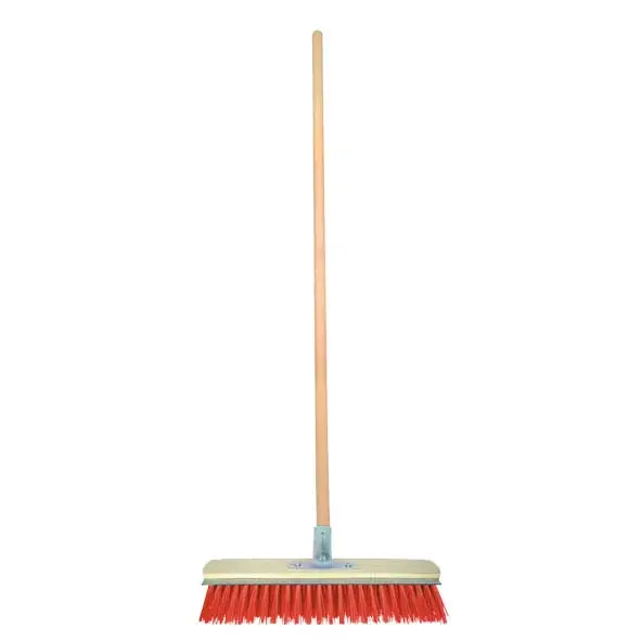 Straßenbesen 40 cm mit Schabekante und Stiel Günstig