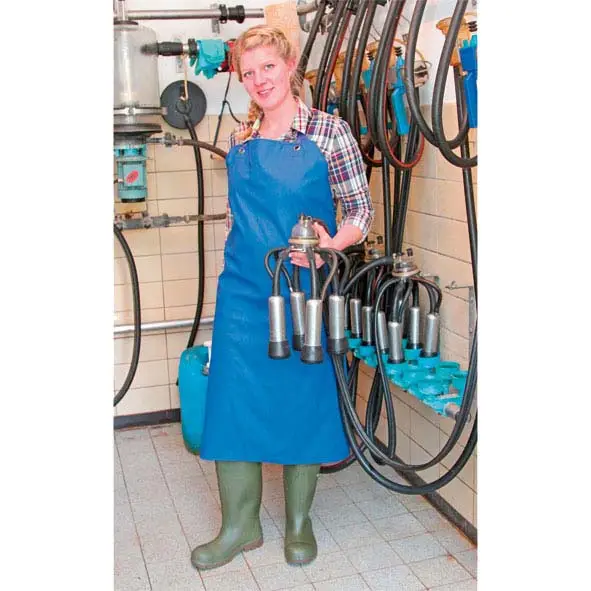 PU Melk- und Waschschürze 100 x 125 cm blau Super-Preis