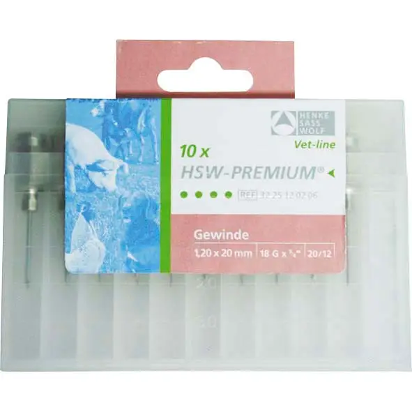 Top-Preis Nadeln, Henke-Premium 1,2 x 20 mm (10 Stk)
