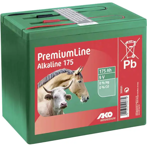 Sichere Zahlung Trockenbatterie 9V Alkaline 175 Ah