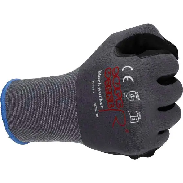 Must-Have Arbeitshandschuh Black Worker
